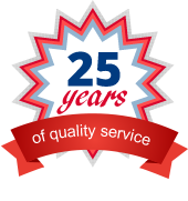 Celebrating 25 years of quality service